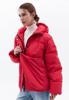 Women Pink Quilted Coat