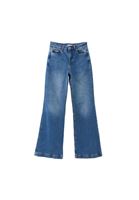 Women Blue High Rise Wide Leg Denim Pants