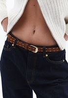 Women Brown Belt with Buckle