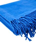 Women Blue Tassled Shawl