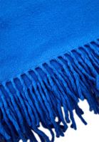 Women Blue Tassled Shawl