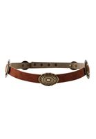 Women Brown Belt with Buckle Detail