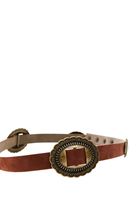 Women Brown Belt with Buckle Detail