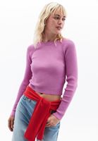 Women Lila Crew Neck Crop Sweater