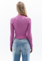 Women Lila Crew Neck Crop Sweater