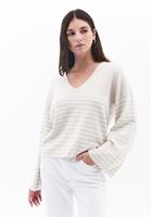 Women Mixed Soft Touch V-Neck Sweater