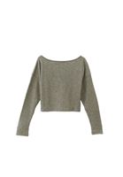 Women Green Soft Touch Boat Neck Sweater