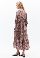 Women Mixed Double Breasted Maxi Dress