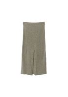 Women Green Soft Touch High Rise Skirt