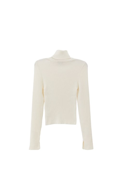 [GROVE]★24FW★韓国人気★VIA TURTLENECK T-SHIRT ARCH4 + NET SUSTAIN Ali ribbed cashmere turtleneck sweater