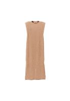 Women Beige Soft Touch Maxi Dress