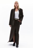 Women Mixed Wool Blended Oversize Blazer