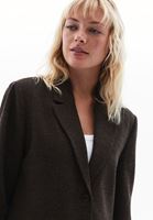 Women Mixed Wool Blended Oversize Blazer