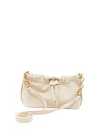 Women Beige Hobo Bag with Chain Detail