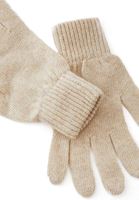 Women Beige Basic Gloves