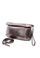 Women Grey Clutch with Shoulder Strap