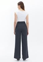 Women Grey Ultra High Rise Baggy Pants