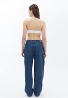 Women Blue Low Rise Skater Pants