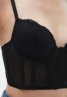 Women Black Torsolette