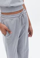 Bayan Gri Yüksek Bel Sweat Pantolon