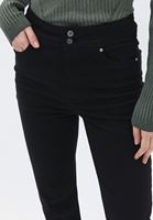 Women Black High Rise Boot Cut Pants