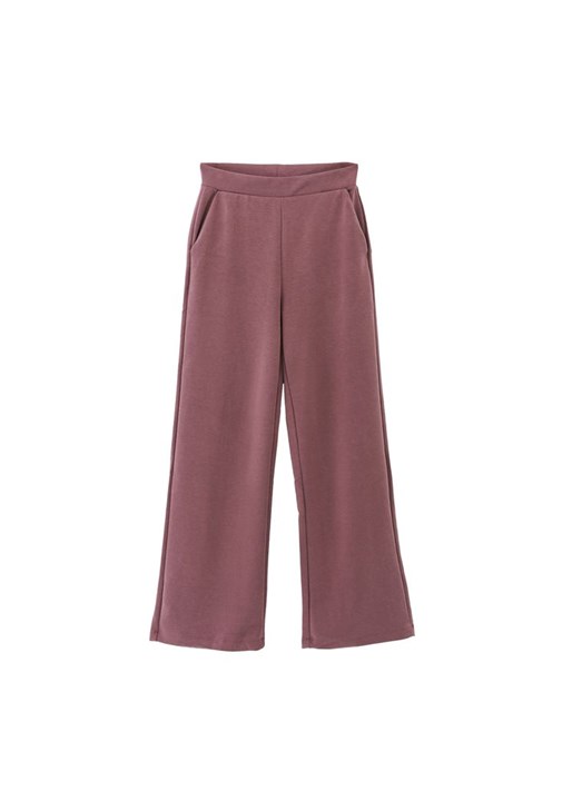 Yumuşak Dokulu Straight Pantolon ve Sweatshirt Kombini