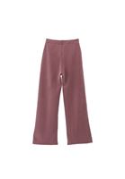 Women Pink Soft Touch Straight Pants