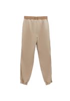 Women Beige Mid Rise Jogger Pants