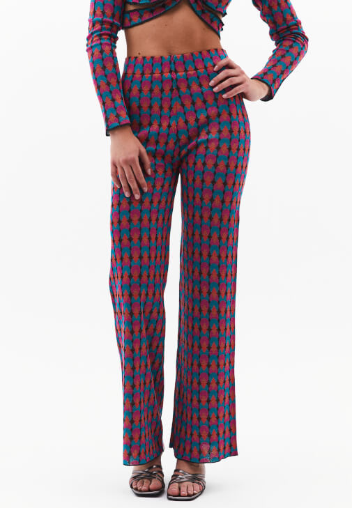 Culotte Pantolon ve Kazak Kombini