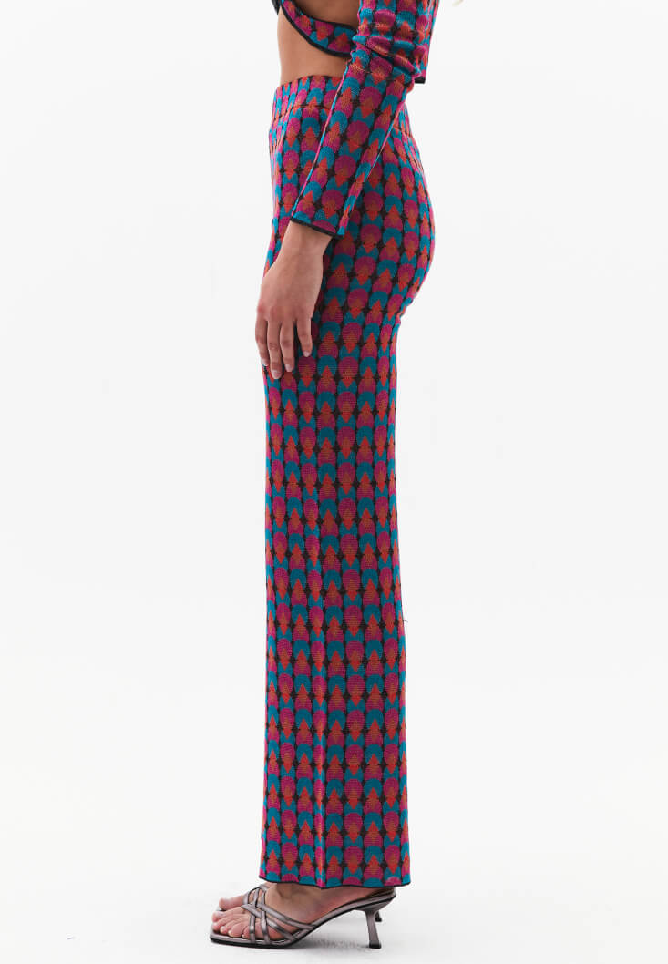Women Mixed Mid Rise Cullotte Pants