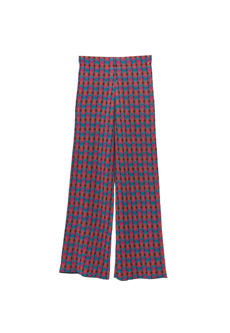 Women Mixed Mid Rise Cullotte Pants