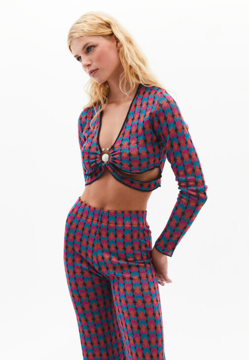 Kazak ve Culotte Pantolon Kombini