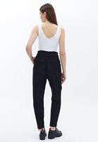 Women Black High Rise Baggy Fit Pants