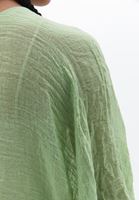 Women Green Basic Kimono