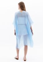 Women Blue Basic Kimono