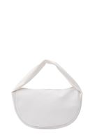 Women White Half Moon Bag