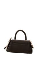 Women Brown Handbag with Buckle Detail