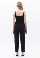 Women Black Ultra High Rise Baggy Fit Pants