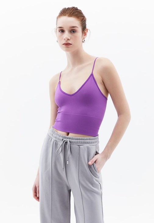 Dikişsiz Atlet ve Sweat Pantolon Kombini