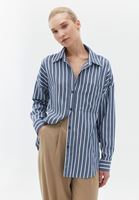 Women Mixed Cotton Oversize Shirt