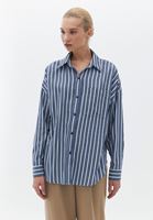 Women Mixed Cotton Oversize Shirt