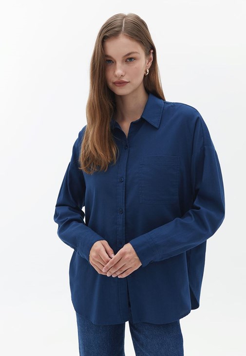  Cepli Oversize Gömlek ve Pantolon Kombini