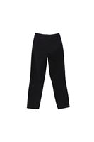 Women Black High Rise Straight Fit Pants