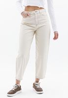 Women Beige Ultra High Rise Baloon Pants