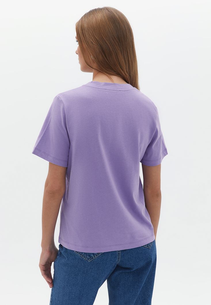 Women Lila Cotton Oversize Tshirt