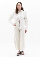 Women Beige Ultra High Rise Baloon Pants