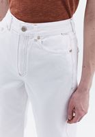 Women White High Rise Straight Fit Pants