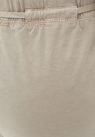 Women Beige High Rise Carrot Fit Pants