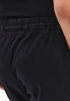 Women Black High Rise Carrot Fit Pants