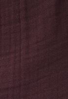 Bayan Bordo Yırtmaç Detaylı Wide-Leg Pantolon